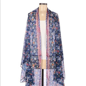 Laundry by Shelli Segal one size floral kimono